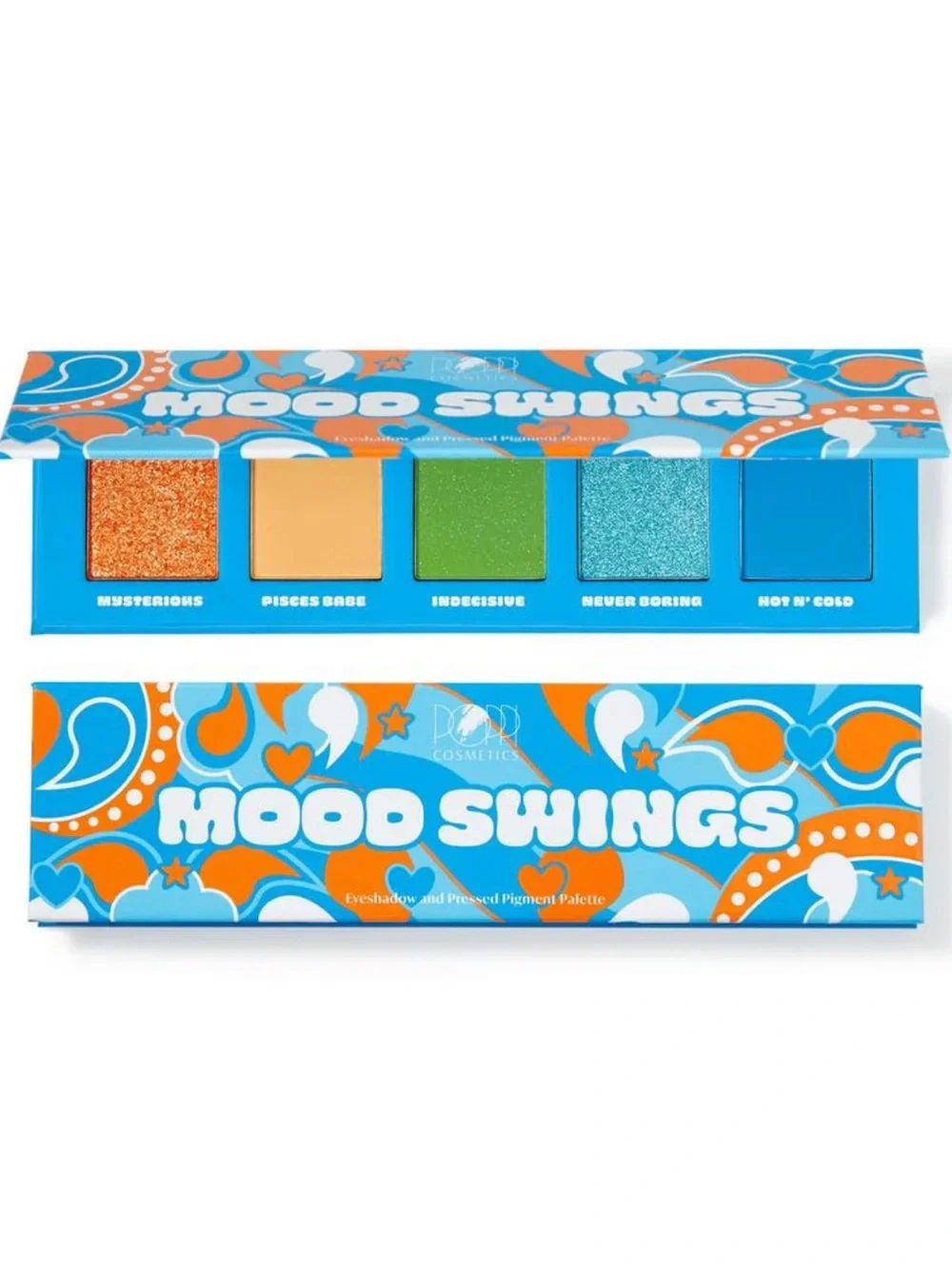 Poppi Mood Swings Eyeshadow Palette - Bright Bold Matte & Metallic Shades